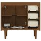 37B Mertola 36" Single Bathroom Vanity Cabinet in Dark Maplewood with White Composite Stone Top and Backsplash, , large