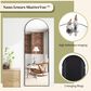 HOMLUX 21" x 64" Full Length Arched Floor Mirror in Black, , large