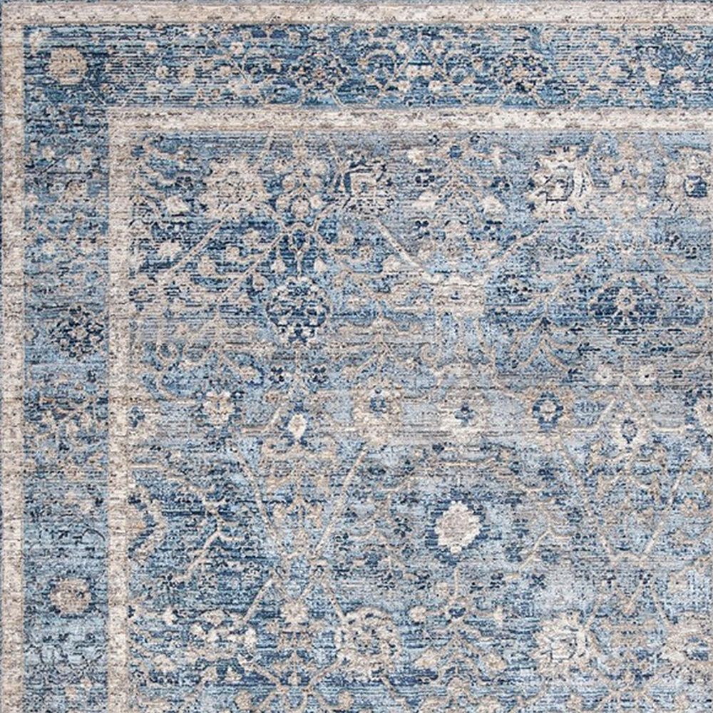 Safavieh Dream DRM402J 2&#39; x 8&#39; Grey and Turquoise Runner, , large