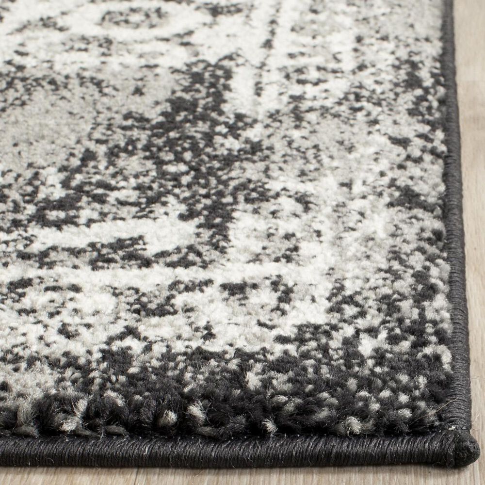 Safavieh Evoke EVK256R-4 4&#39; x 6&#39; Black/Grey Area Rug, , large
