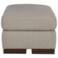 Ashley Maggie Ottoman in Flax, , large