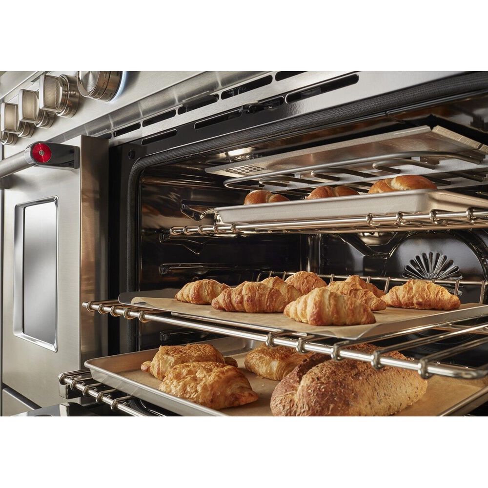 KitchenAid 48&quot; Professional Double Oven Dual Fuel Range in Stainless Steel, , large