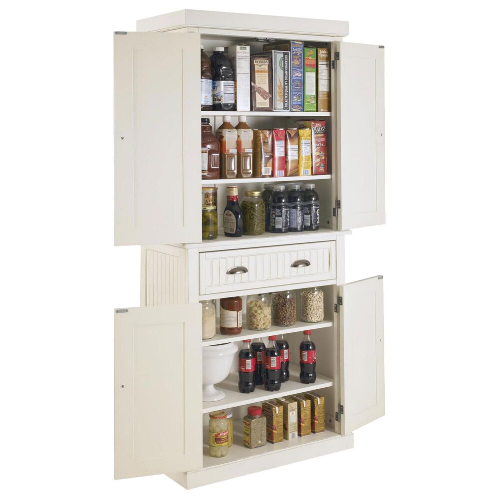 Homestyles Nantucket Pantry in Off-White, , large