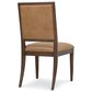 Hooker Furniture Archives Side Chair with Dark Blond Upholstered in Classic Walnut, , large
