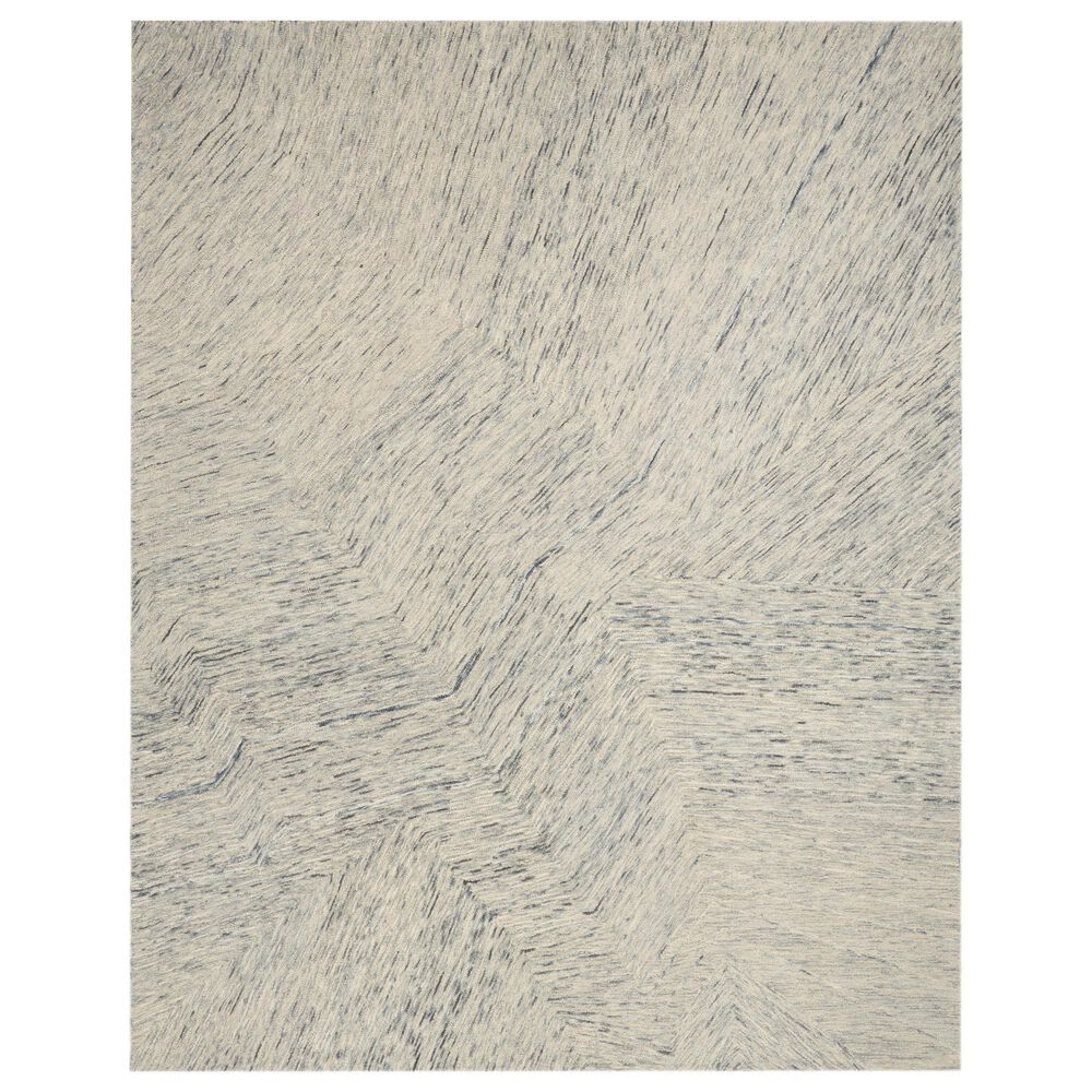 Nourison Pure Angles Grey 8"6" x 11"6" Area Rug, , large