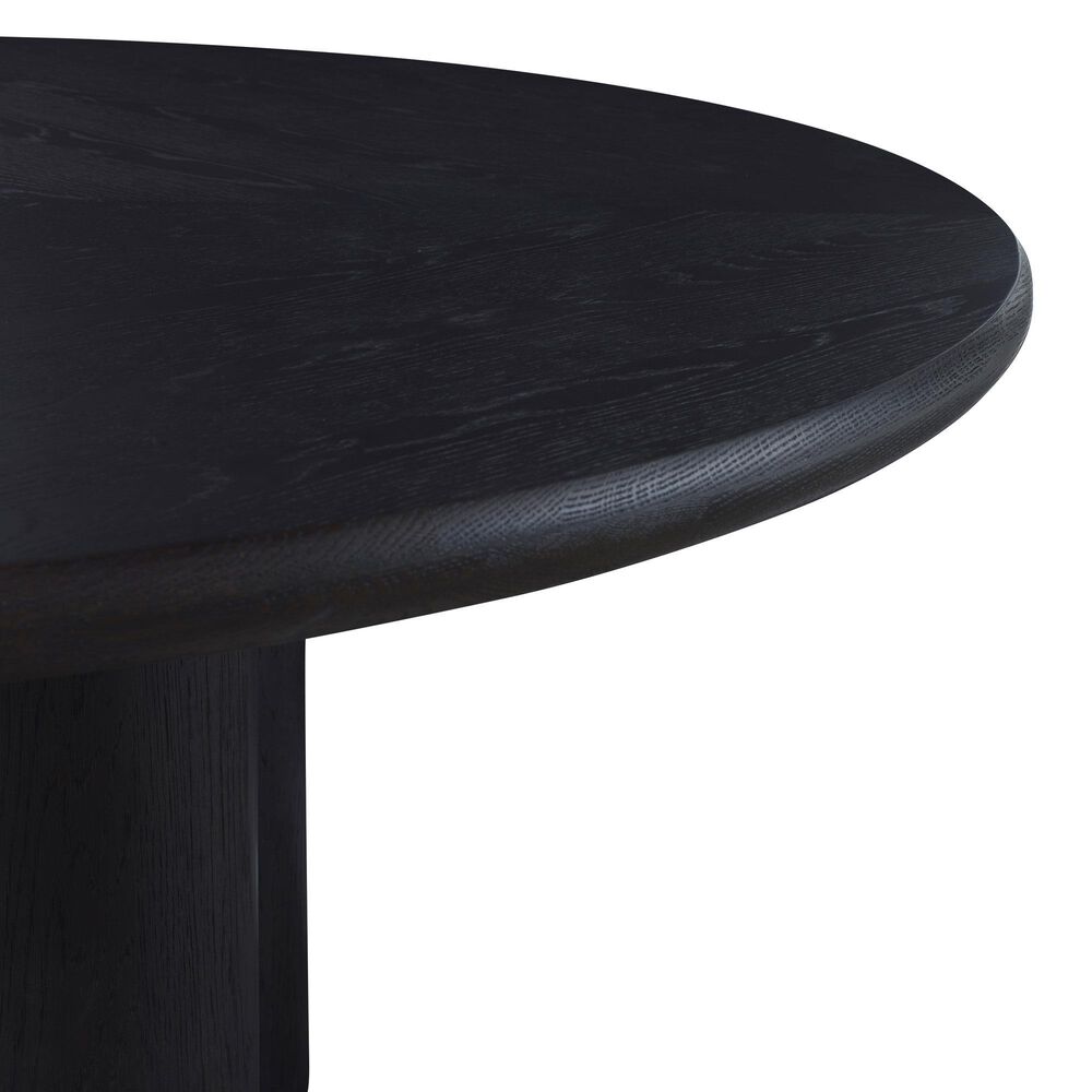 Century Cadence Dining Table in Mocha and Antique Brass Accents - Table Only, , large