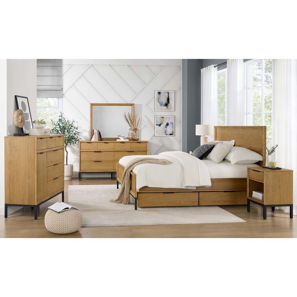 Hawthorne Furniture Newport 8-Drawer Dresser in Natural Oak, , large