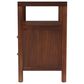 Butler Specialty Company Nora 2 Drawer Nightstand with Open Shelf in Walnut, , large
