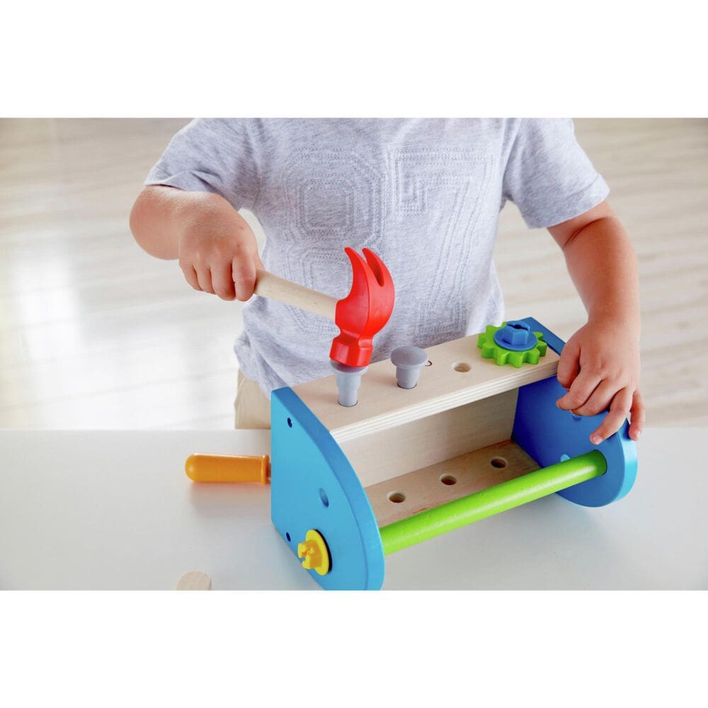 Hape Toys Fix-It Tool Box and Accessory Set in Multicolor, , large
