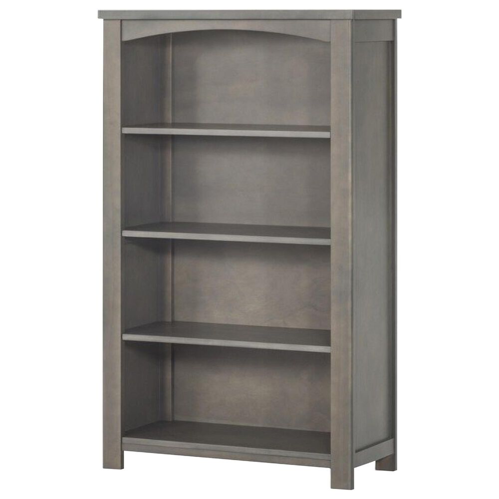 Foundations Worldwide Harmony Bookcase with 4-Shelf in Dapper Gray, , large