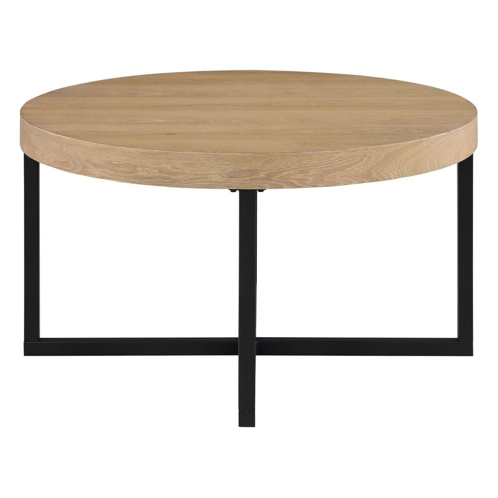 Steve Silver Furniture Magnolia Nesting Coffee Table with 4 Stools in Sand and Black, , large