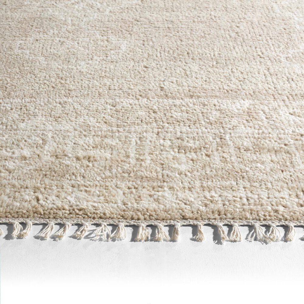 Jaipur Sevak Mihail Tan and Taupe 6' x 9' Area Rug, , large