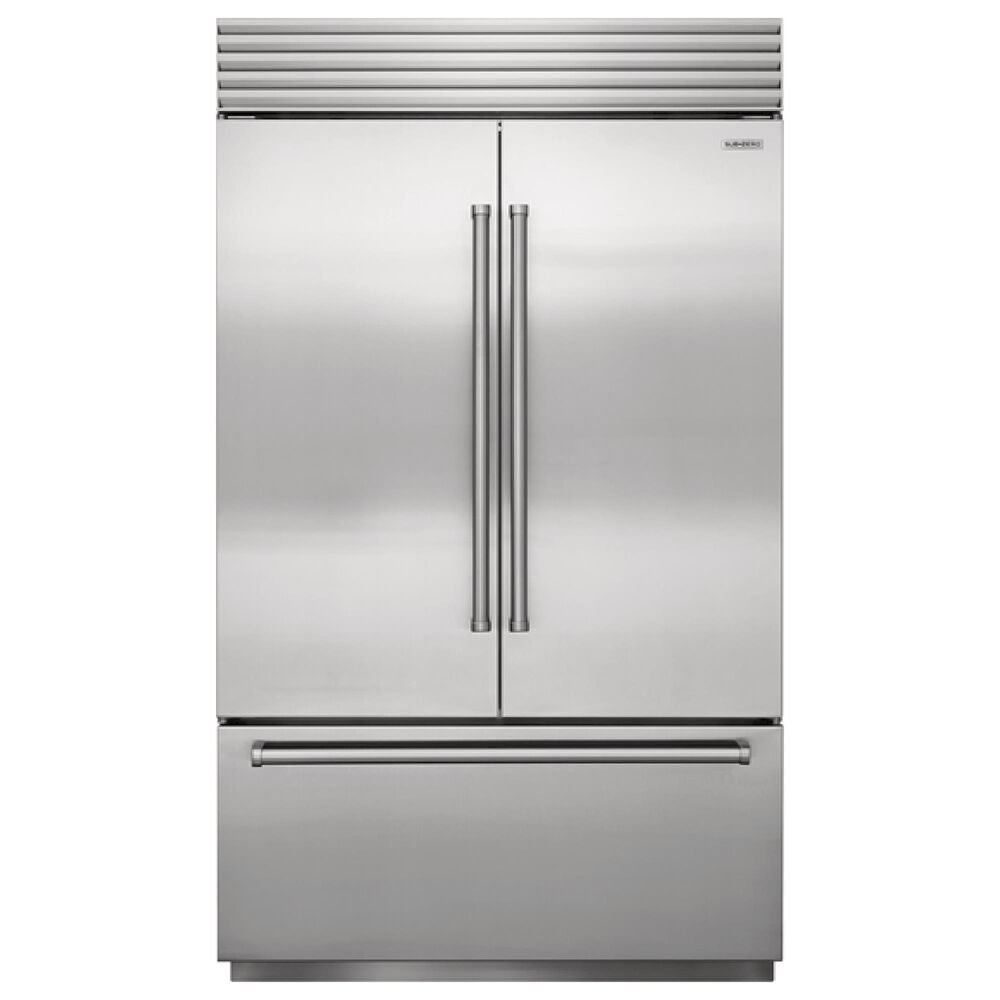 Sub Zero 28.9 Cu. Ft. Classic French Door Refrigerator with Internal Water Dispenser and Pro Handle in Stainless Steel, , large