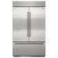 Sub Zero 28.9 Cu. Ft. Classic French Door Refrigerator with Internal Water Dispenser and Pro Handle in Stainless Steel, , large