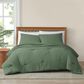 Pem America Crinkle Garment 3-Piece Full/Queen Comforter Set in Green, , large