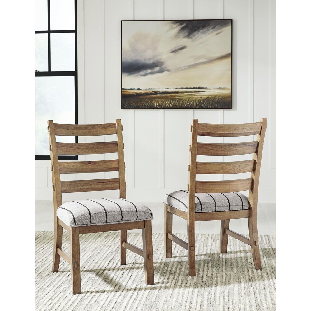 Ashley Ridgester Side Chair in Light Brown, , large