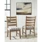 Ashley Ridgester Side Chair in Light Brown, , large