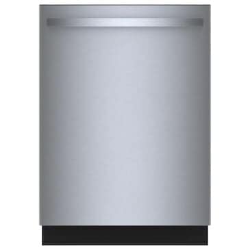 Bosch 100 Series Premium 24"" Built-In Bar Handle Dishwasher with 8 Wash Cycles in Stainless Steel, , large