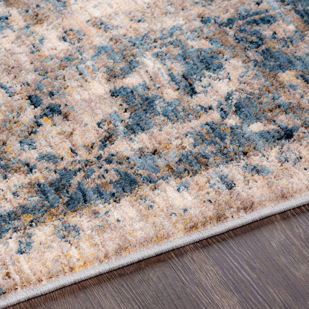 Surya Mirabel 7&#39;10&quot; x 10&#39;3&quot; Teal, Aqua, Mustard, Taupe, Gray and Beige Area Rug, , large