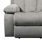 Ashley Mitchiner Manual Double Recliner Loveseat with Console in Fog, , large