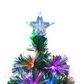 The Gerson Company 4" High Color-Changing Christmas Tree in Multicolor, , large