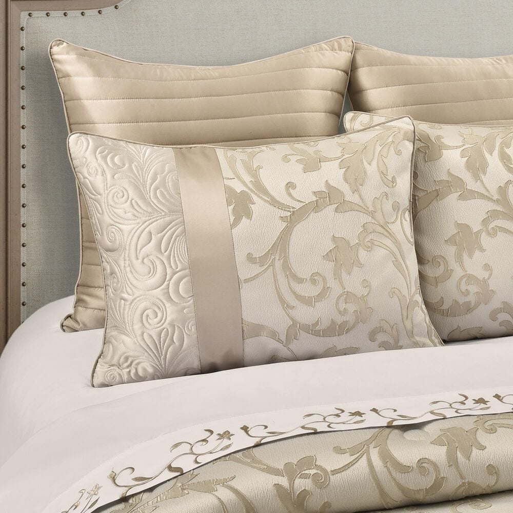 J. Queen New York Spectra 3-Piece Full/Queen Comforter Set in Taupe, , large