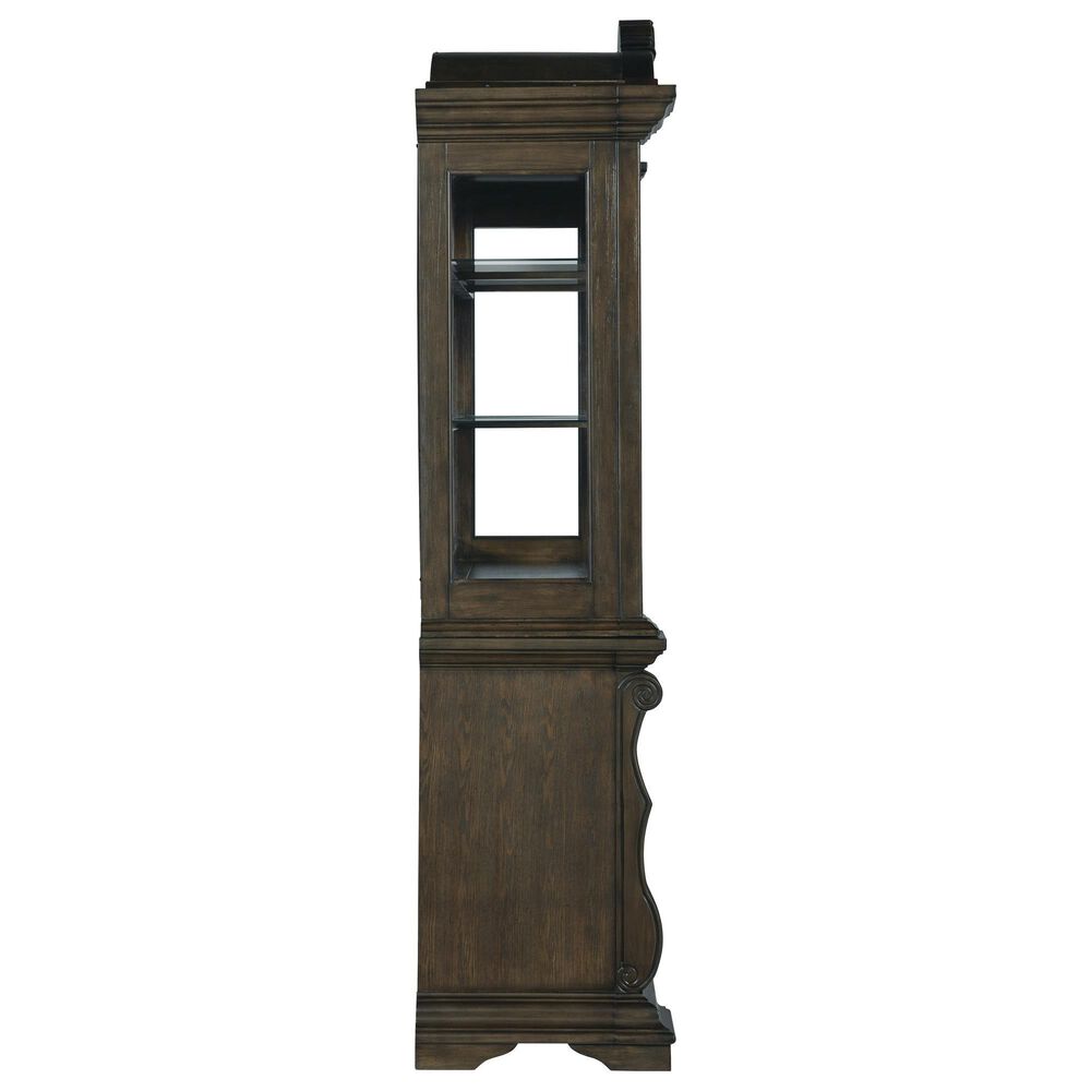 Millenium Maylee Dining Buffet with Hutch in Dark Brown, , large