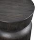 Slatehouse Rowan Round Accent Table in Black, , large
