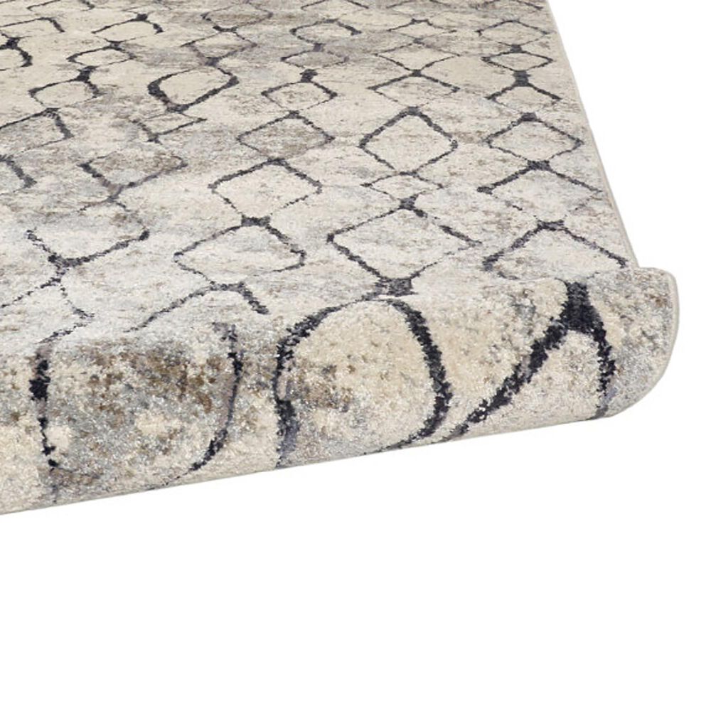 Feizy Kano 7&#39;10&quot; x 10&#39; Sand and Charcoal Area Rug, , large