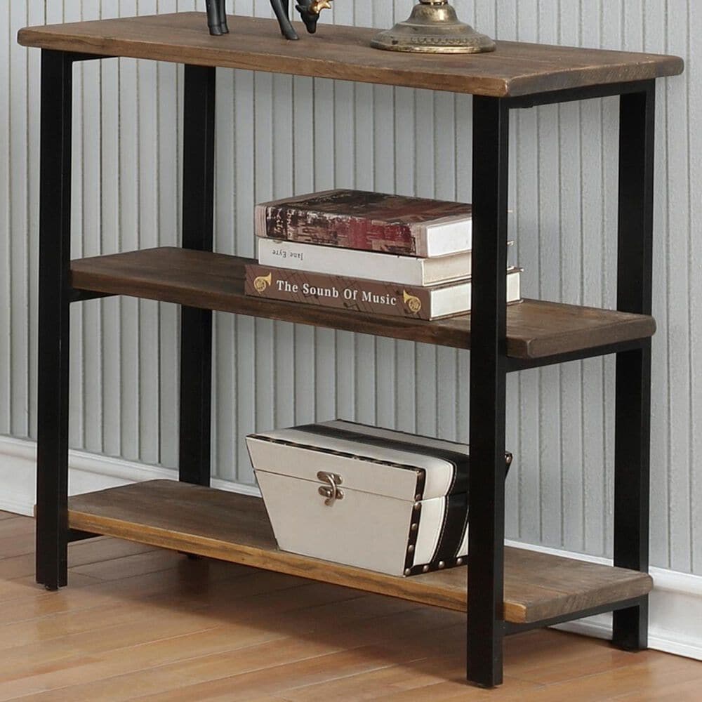 Bolton Furniture Pomona 31" 2-Shelf Bookcase in Rustic Natural, , large