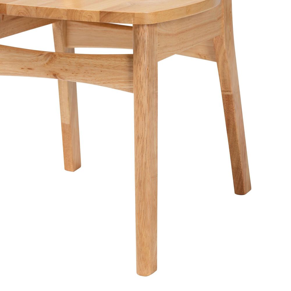 Baxton Studio Tadeo Side Chair in Natural (Set of 2), , large