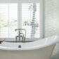 Shaw Molten Stretch Hexagon Platinum 11.77" x 11.81" Glass Mosaic Sheet, , large