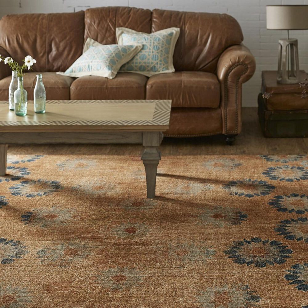 Mohawk Studio In Bloom 91320-20044 8&#39; x 11&#39; Saffron Area Rug, , large