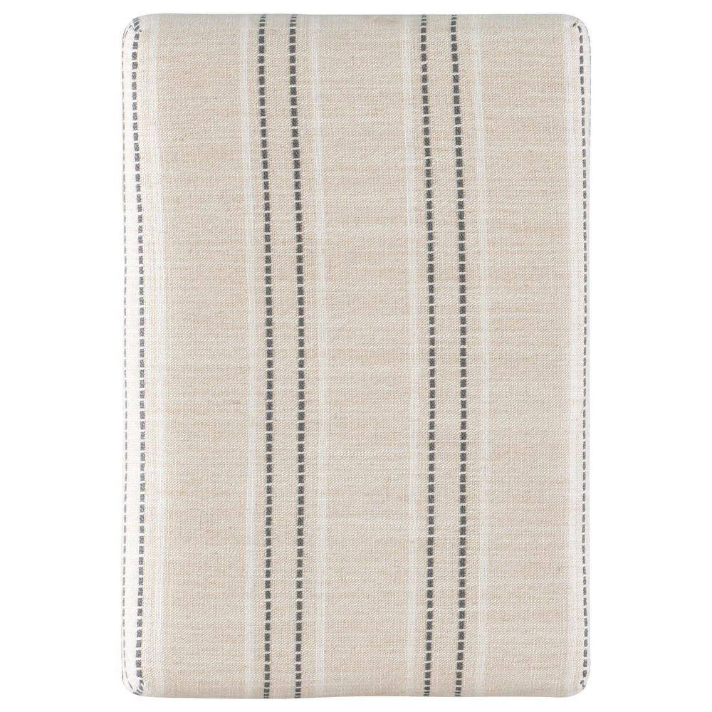 Linon Home Decor Claridge Bar Stool with Natural Cushion in Rich Brown, , large