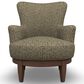 Best Home Furnishings Justine Modern Swivel Chair in Forest, , large