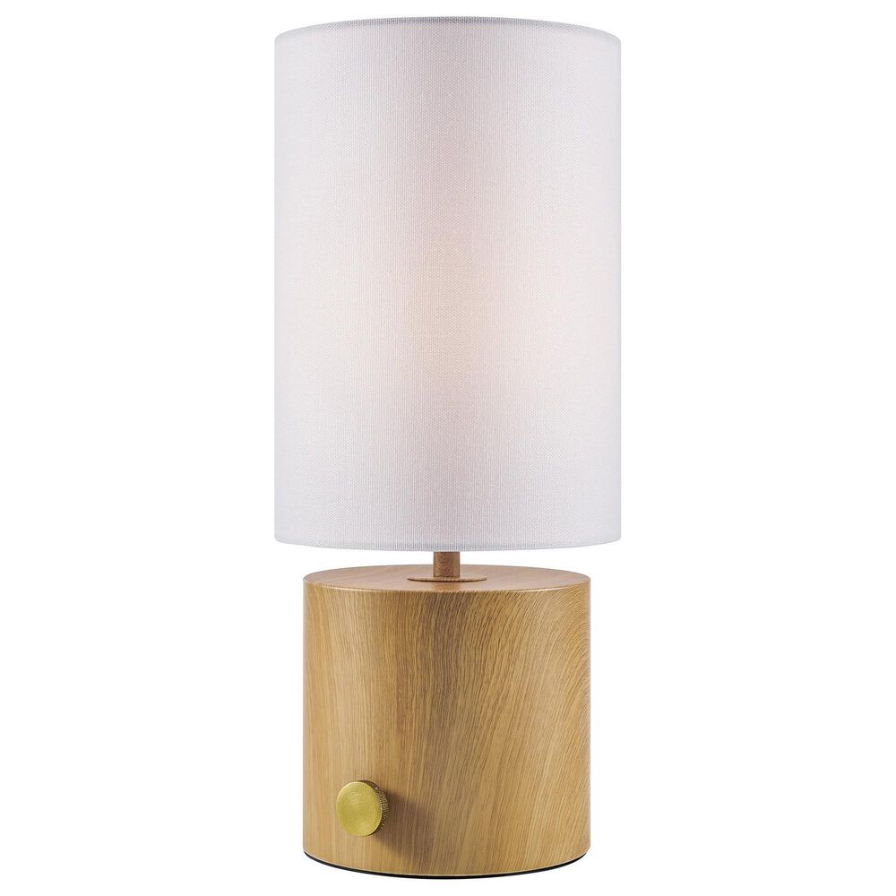 Lite Source LED Rechargeable Table Lamp in Lite Oak, , large