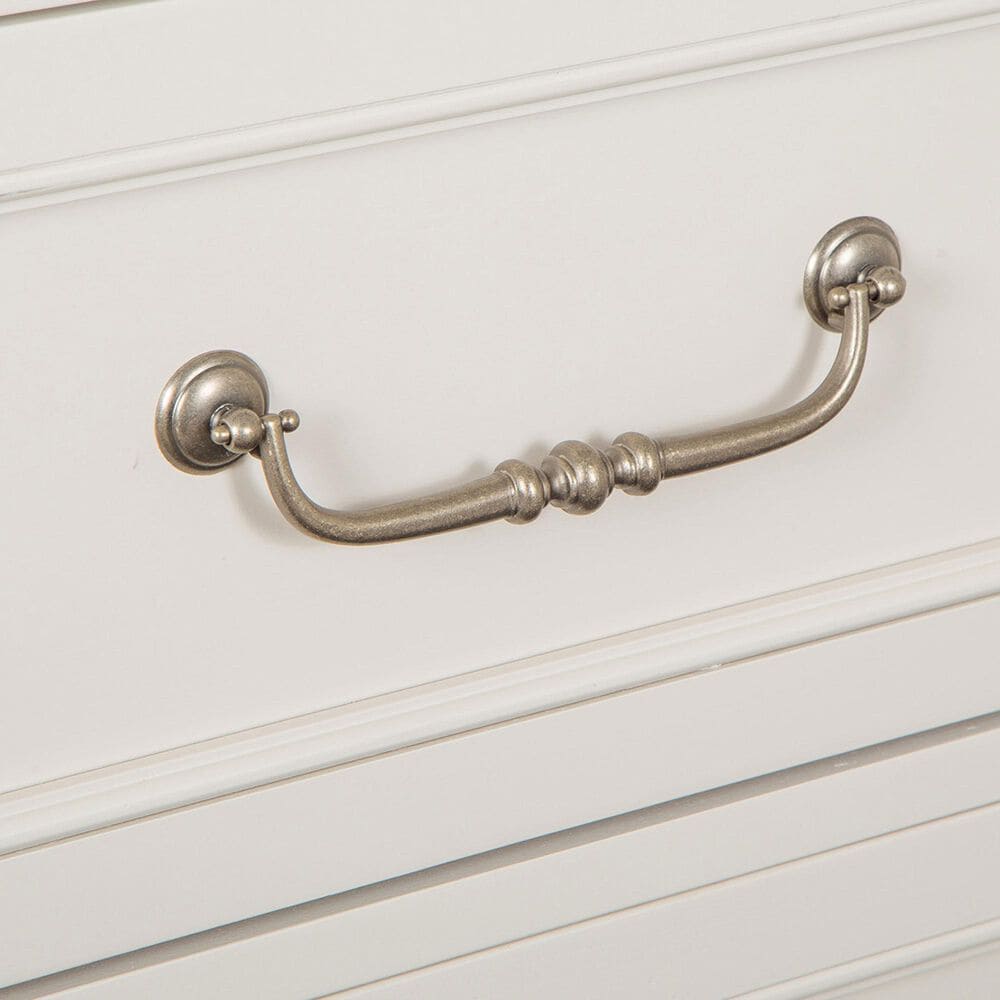 Nicolette Home Willowbrook 5-Drawer Chest in Egg Shell White, , large