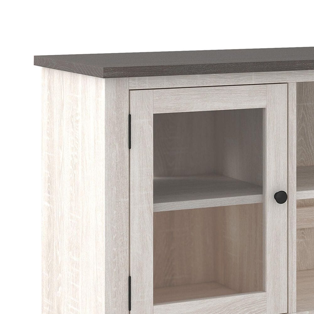 Ashley Dorrinson 60&quot; TV Stand in Gray and Antique White, , large