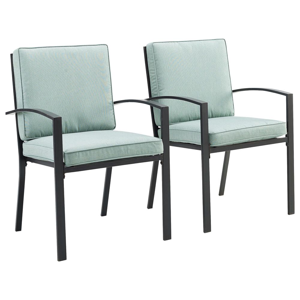 Crosley Furniture Kaplan 2-Piece Patio Chair Set in Mist, , large