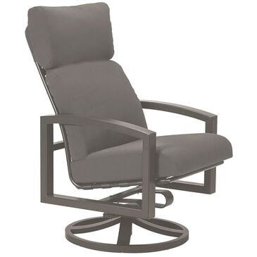 Tropitone Lakeside High Back Swivel Rocker in Bluepoint Cement, , large