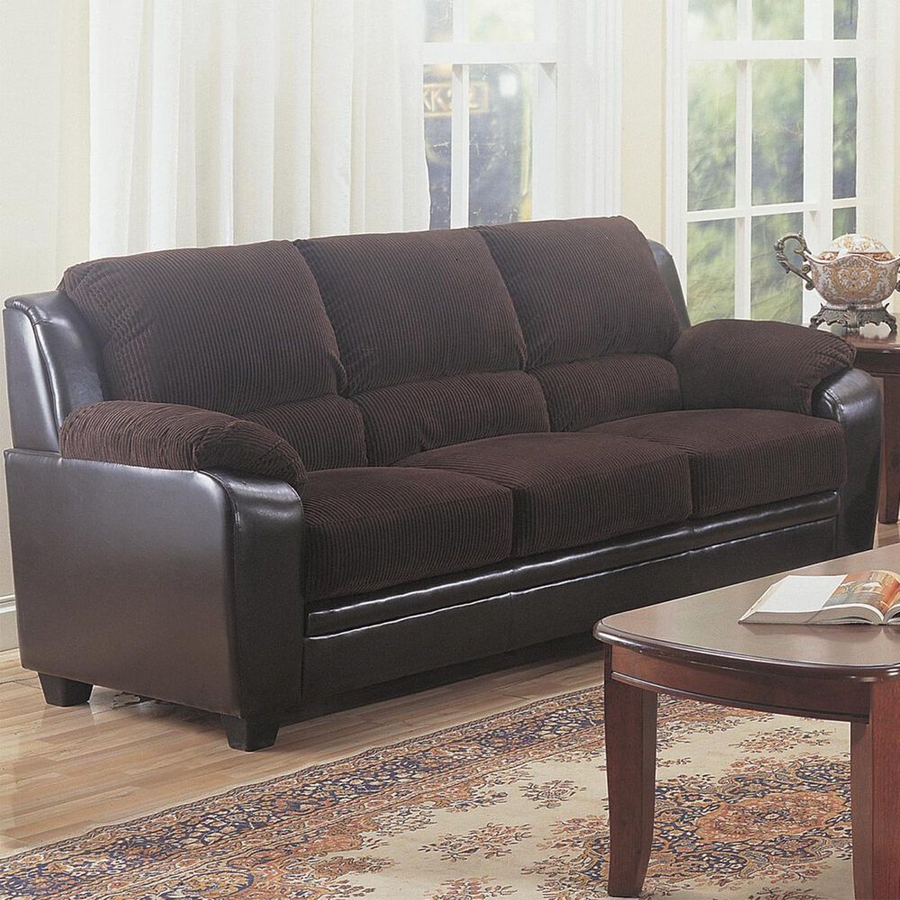 Pacific Landing Casual Brown Upholstery Combo Sofa, , large