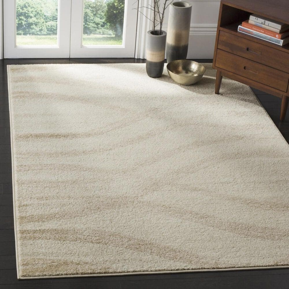 Safavieh Adirondack ADR125W 2"6" x 4" Cream and Champagne Runner, , large