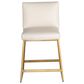 Massoud Furniture Ines Counter Stool in Tribeca Cream, , large