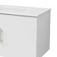 Lexora Home Geneva 80" Double Bathroom Vanity in Glossy White with 2 cm White Cultured Marble Top and Rectangular Sinks, , large