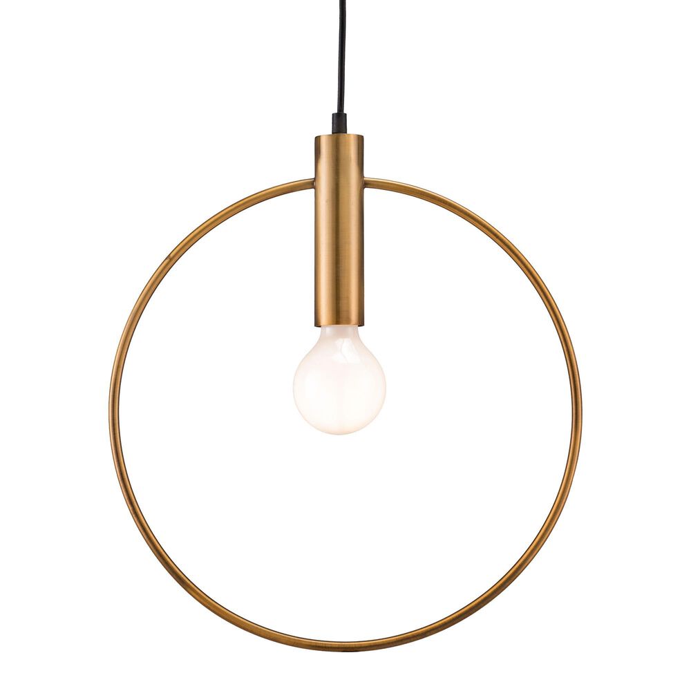 Zuo Modern Irenza Ceiling Lamp in Brass, , large