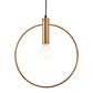 Zuo Modern Irenza Ceiling Lamp in Brass, , large
