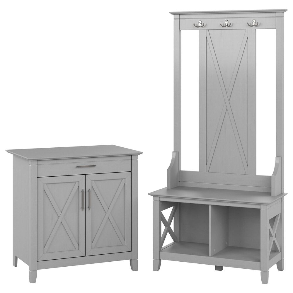 Bush Key West 3 Piece Entryway Storage Set in Cape Cod Gray, , large