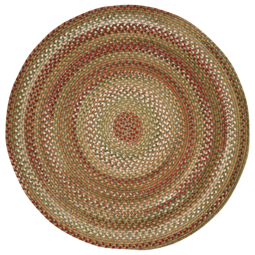Capel Homecoming 0048-200 8"6" Round Evergreen Area Rug, , large