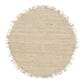 Surya Jute Bleached JUTE BLEACH 6" Round Cream Area Rug, , large