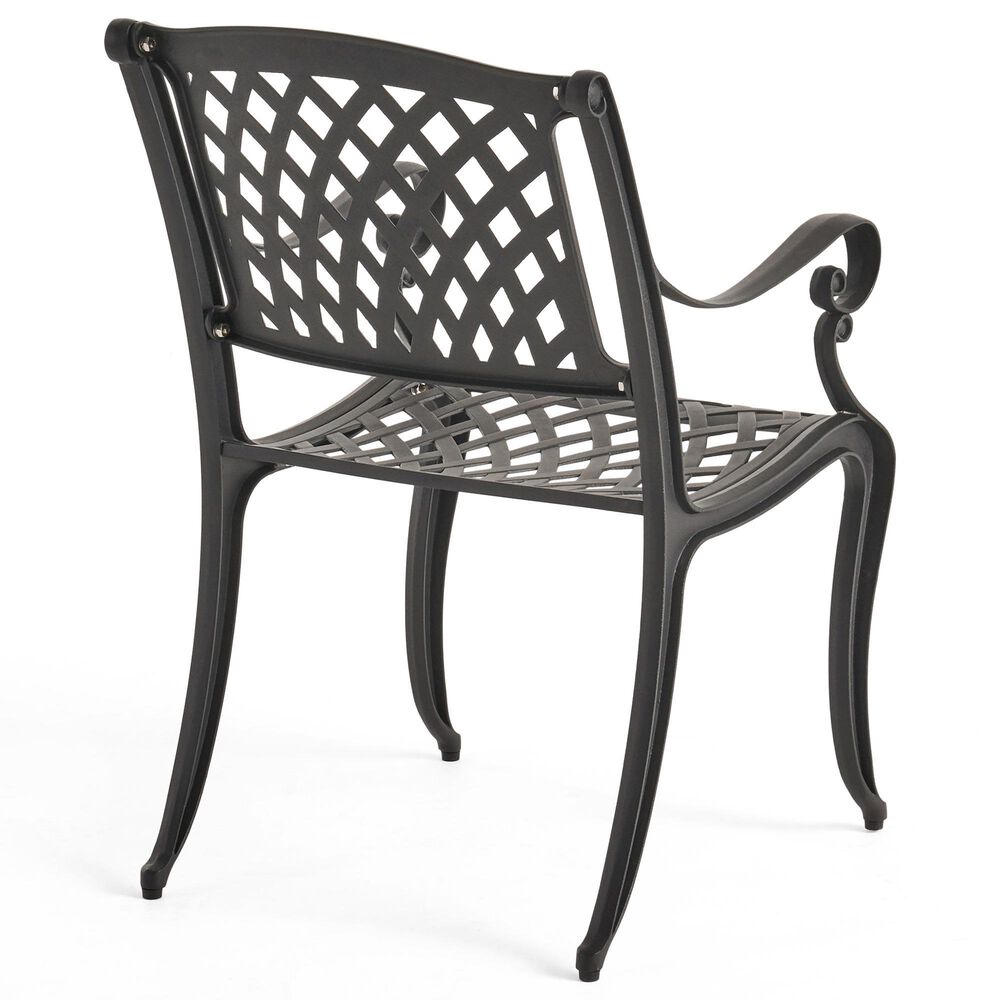 Hearth and Haven Olmsted 5-Piece Outdoor Dining Set in Black, , large